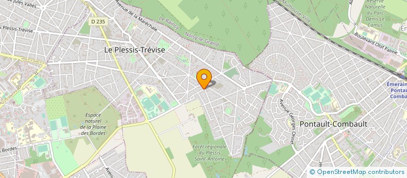 localisation de l'entreprise MONSIEUR JOSE PEREIRA RODRIGUES à LE PLESSIS-TREVISE