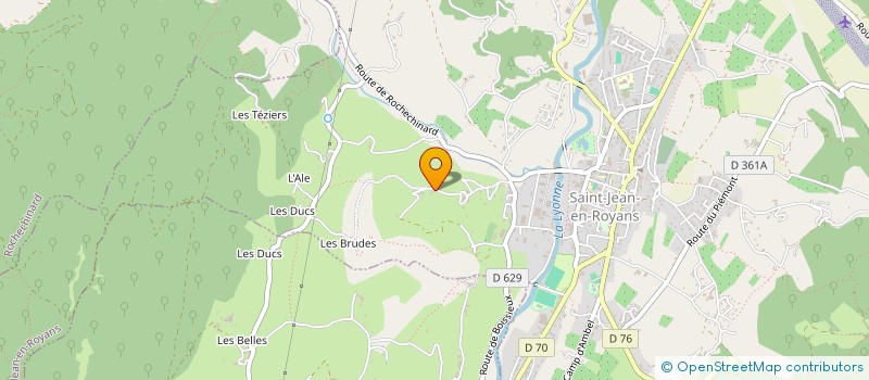 localisation de l'entreprise MONSIEUR JOSE PEREIRA RODRIGUES à SAINT-JEAN-EN-ROYANS