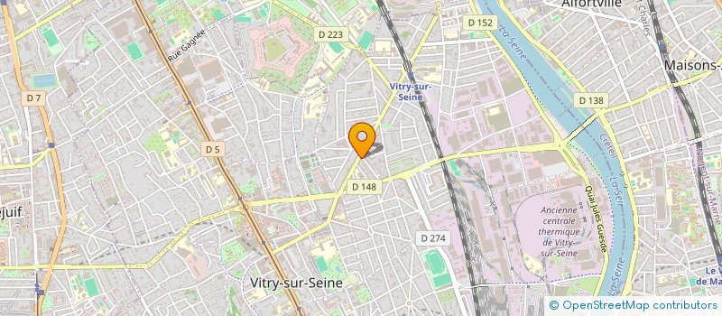 localisation de l'entreprise MONSIEUR JOSE PEREZ  VITRY-SUR-SEINE