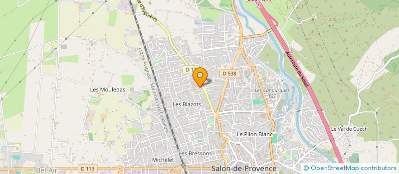 localisation de l'entreprise MONSIEUR JOSE PEREZ  SALON-DE-PROVENCE