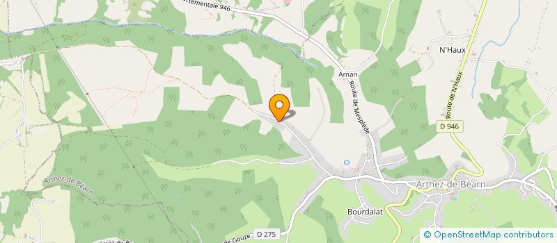 localisation de l'entreprise MONSIEUR JOSE PEREZ FERRON  ARTHEZ-DE-BEARN