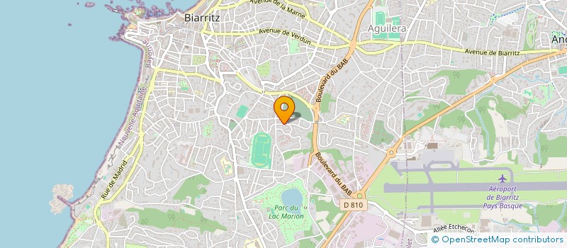 localisation de l'entreprise MONSIEUR JOSE PEREZ GONZALEZ  BIARRITZ