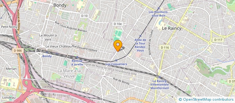 localisation de l'entreprise MONSIEUR JOSE PERUGACHI  VILLEMOMBLE