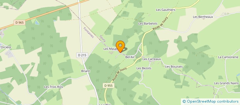 localisation de l'entreprise MONSIEUR JOSE PETIT à FONTAINES