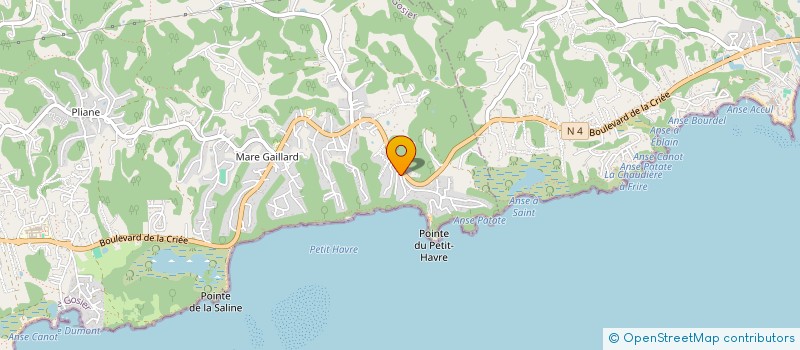 localisation de l'entreprise MONSIEUR JOSE PHERON  LE GOSIER