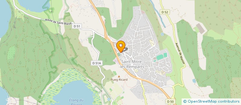 localisation de l'entreprise MONSIEUR JOSE PIGAGLIO  SAINT-MITRE-LES-REMPARTS
