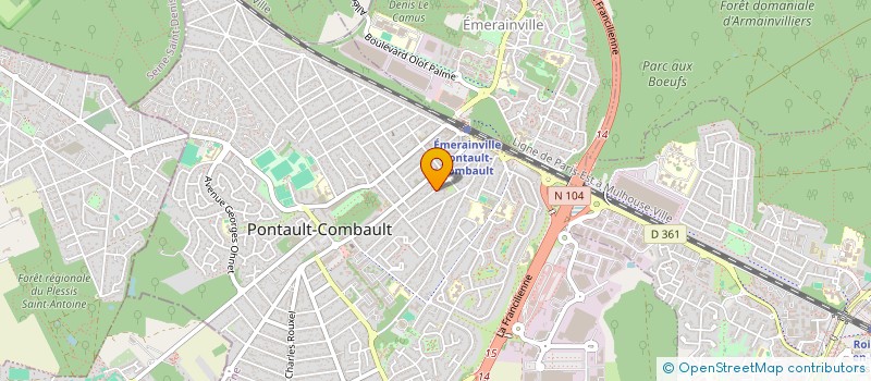 localisation de l'entreprise MONSIEUR JOSE PINHEIRO PIRES  PONTAULT-COMBAULT