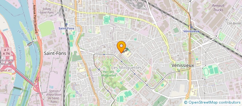localisation de l'entreprise MONSIEUR JOSE PINHO DE OLIVEIRA  VENISSIEUX