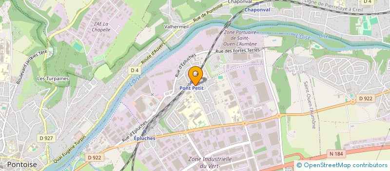 localisation de l'entreprise MONSIEUR JOSE PINTO  SAINT-OUEN-L'AUMONE