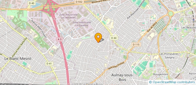 localisation de l'entreprise MONSIEUR JOSE PINTO à AULNAY-SOUS-BOIS