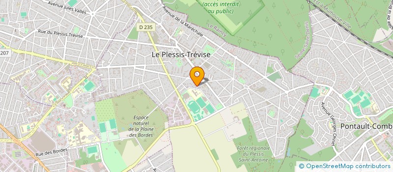 localisation de l'entreprise MONSIEUR JOSE PINTO DA SILVA à LE PLESSIS-TREVISE