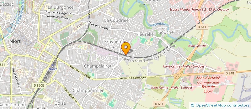 localisation de l'entreprise MONSIEUR JOSE PINTO DE CARVALHO à NIORT