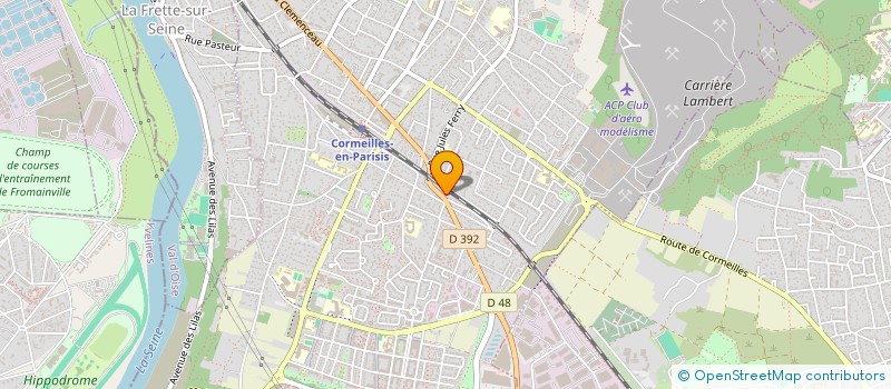 localisation de l'entreprise MONSIEUR JOSE PINTO RIBEIRO à CORMEILLES-EN-PARISIS