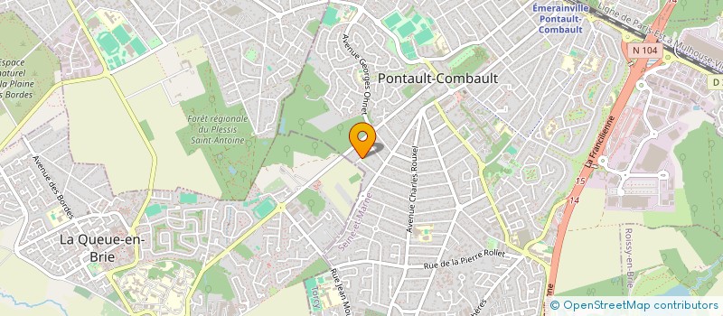 localisation de l'entreprise MONSIEUR JOSE PIPA GOMES à PONTAULT-COMBAULT