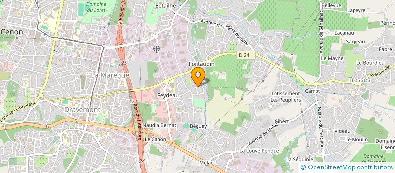 localisation de l'entreprise MONSIEUR JOSE POCERO  ARTIGUES-PRES-BORDEAUX