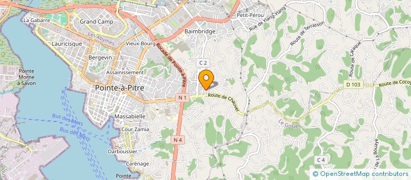 localisation de l'entreprise MONSIEUR JOSE POPOTTE à LES ABYMES