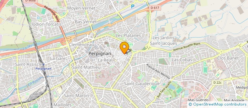 localisation de l'entreprise MONSIEUR JOSE POUBILL à PERPIGNAN