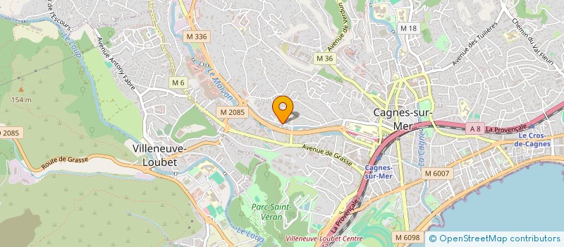 localisation de l'entreprise MONSIEUR JOSE PRATS à CAGNES-SUR-MER