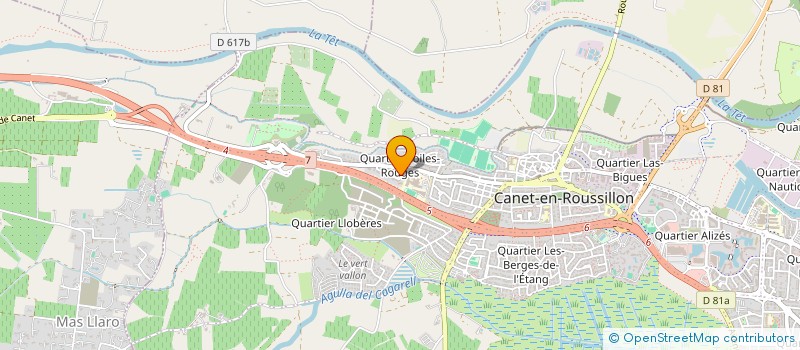 localisation de l'entreprise MONSIEUR JOSE RAGOGNA  CANET-EN-ROUSSILLON