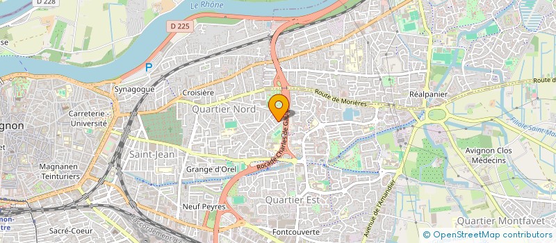 localisation de l'entreprise MONSIEUR JOSE RAKOTOMALALA  AVIGNON