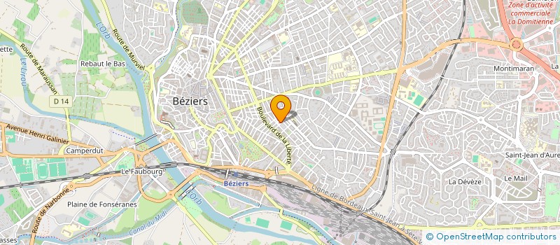 localisation de l'entreprise MONSIEUR JOSE RAMIREZ  BEZIERS