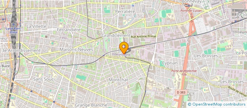 localisation de l'entreprise MONSIEUR JOSE RAMON MARIN RODRIGUEZ  VILLEURBANNE