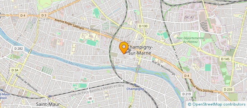 localisation de l'entreprise MONSIEUR JOSE RAMOS  CHAMPIGNY-SUR-MARNE