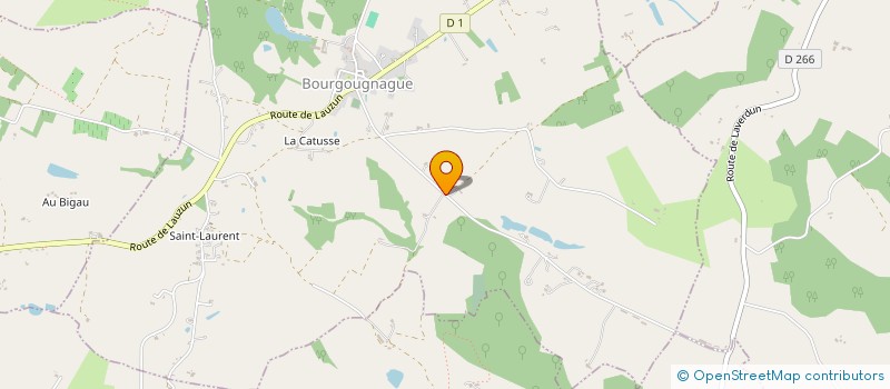 localisation de l'entreprise MONSIEUR JOSE RAMOS LOPEZ à BOURGOUGNAGUE
