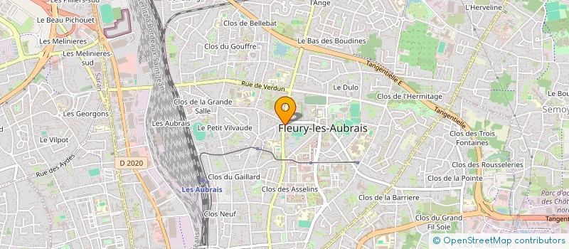 localisation de l'entreprise MONSIEUR JOSE REBELO  FLEURY-LES-AUBRAIS