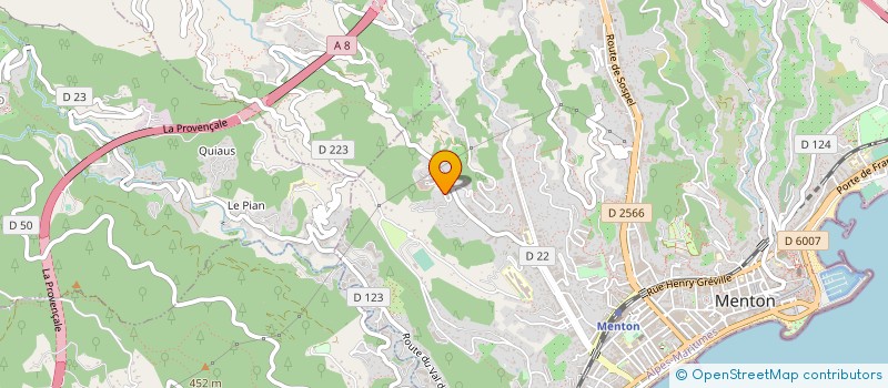 localisation de l'entreprise MONSIEUR JOSE REBELO AUGUSTO  MENTON