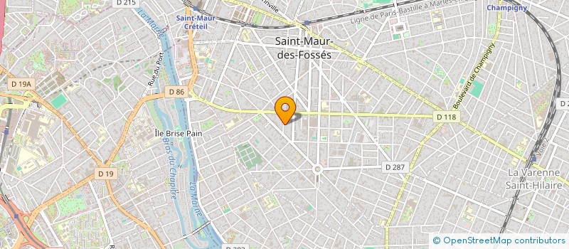 localisation de l'entreprise MONSIEUR JOSE REGANY à SAINT-MAUR-DES-FOSSES