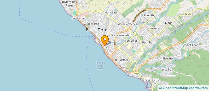 localisation de l'entreprise MONSIEUR JOSE REGENT à BASSE-TERRE