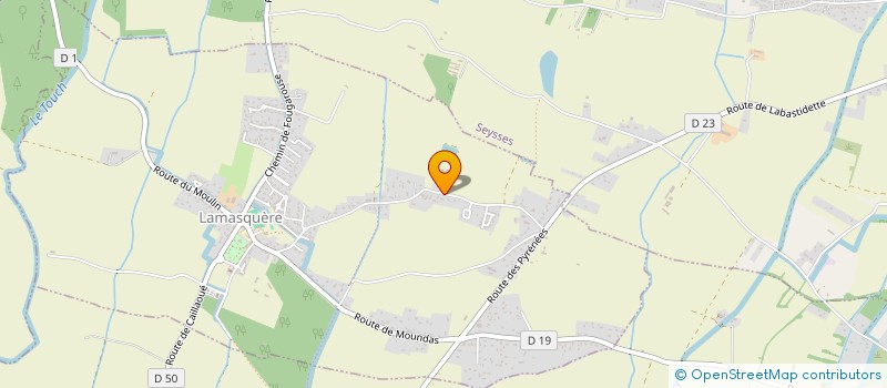 localisation de l'entreprise MONSIEUR JOSE REIG  LAMASQUERE