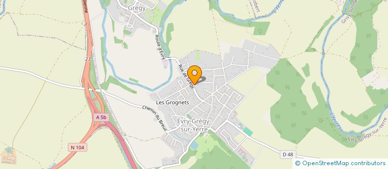 localisation de l'entreprise MONSIEUR JOSE REMEDIOS DO NASCIMENTO  EVRY-GREGY-SUR-YERRE