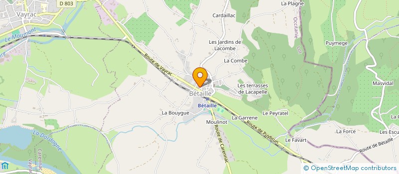 localisation de l'entreprise MONSIEUR JOSE RIBEIRO à VAYRAC
