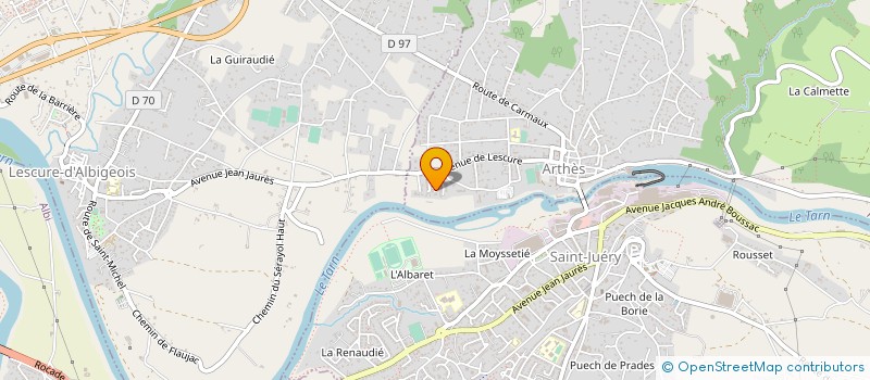 localisation de l'entreprise MONSIEUR JOSE RIBEIRO à ARTHES
