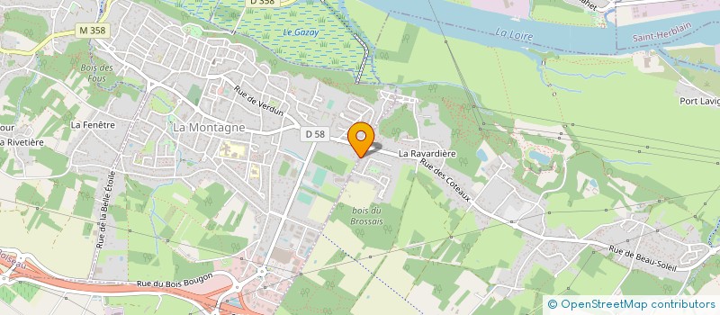 localisation de l'entreprise MONSIEUR JOSE RIBEIRO à BOUGUENAIS