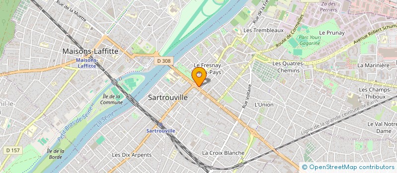 localisation de l'entreprise MONSIEUR JOSE RIBEIRO CERQUEIRA  SARTROUVILLE