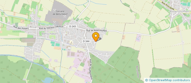 localisation de l'entreprise MONSIEUR JOSE RIBEIRO CERQUEIRA  BETSCHDORF