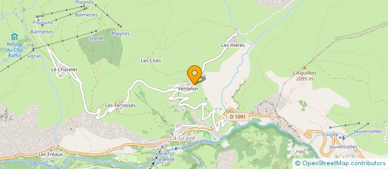 localisation de l'entreprise MONSIEUR JOSE RIBEIRO DE OLIVEIRA à LA GRAVE