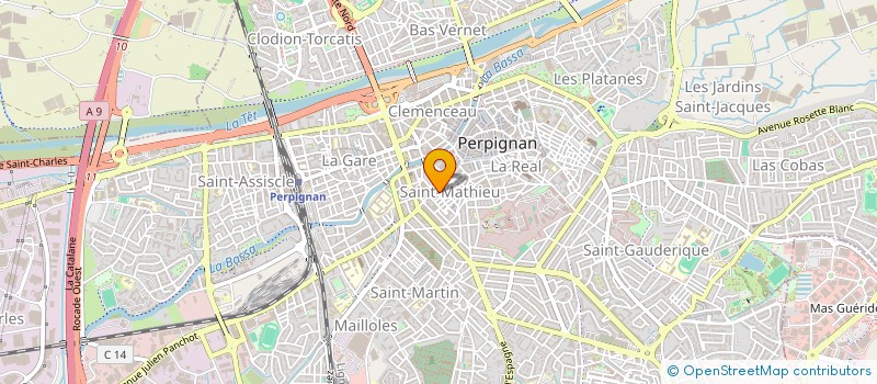 localisation de l'entreprise MONSIEUR JOSE RIERA  PERPIGNAN