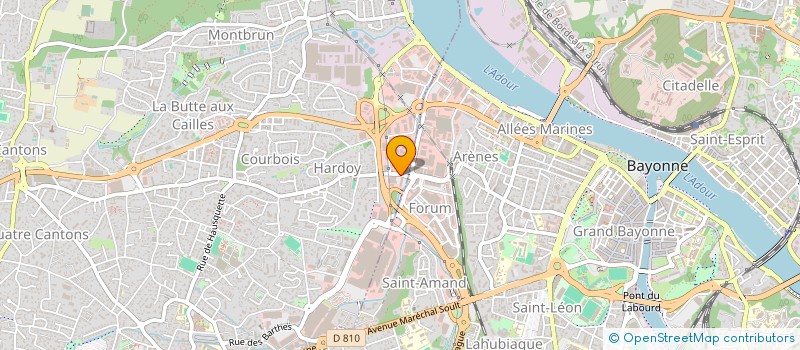 localisation de l'entreprise MONSIEUR JOSE RIOJA Y BAROJA à ANGLET