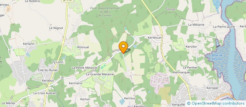 localisation de l'entreprise MONSIEUR JOSE RIOS SOUSA  CARNAC