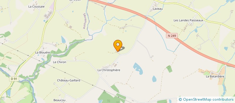 localisation de l'entreprise MONSIEUR JOSE RIPOCHE  SAINT-CHRISTOPHE-DU-BOIS