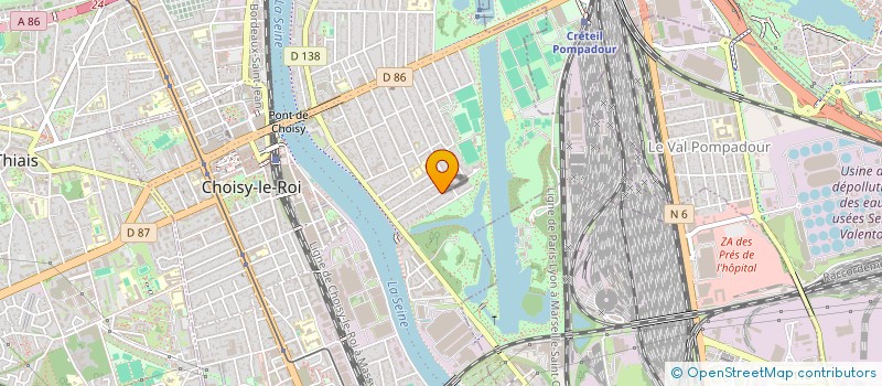 localisation de l'entreprise MONSIEUR JOSE ROBERTO NEVES DOS SANTOS  CHOISY-LE-ROI