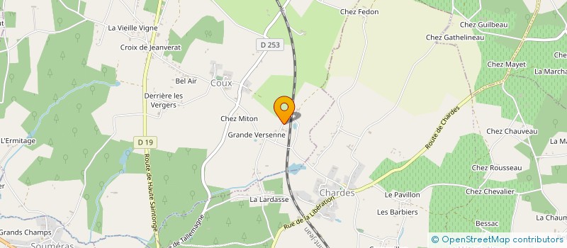 localisation de l'entreprise MONSIEUR JOSE ROBIN  COUX