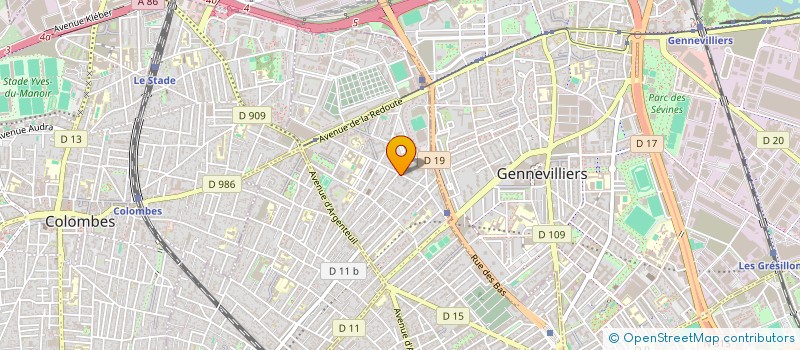 localisation de l'entreprise MONSIEUR JOSE ROCHER  ASNIERES-SUR-SEINE