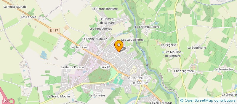 localisation de l'entreprise MONSIEUR JOSE RODRIGUES  AIGREFEUILLE-SUR-MAINE