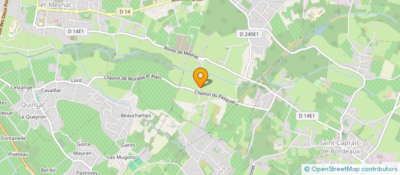 localisation de l'entreprise MONSIEUR JOSE RODRIGUES à CAMBLANES-ET-MEYNAC