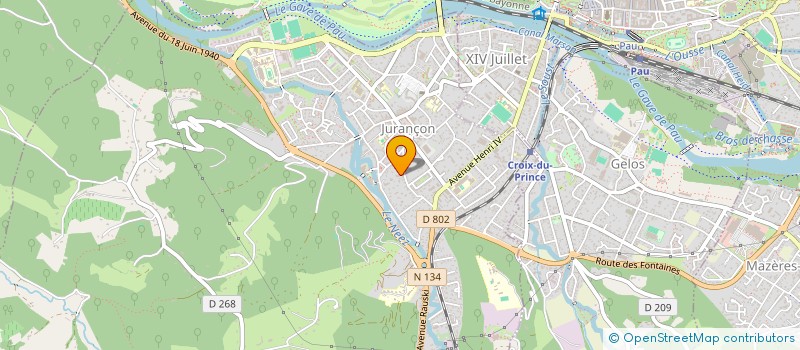 localisation de l'entreprise MONSIEUR JOSE RODRIGUES  JURANCON